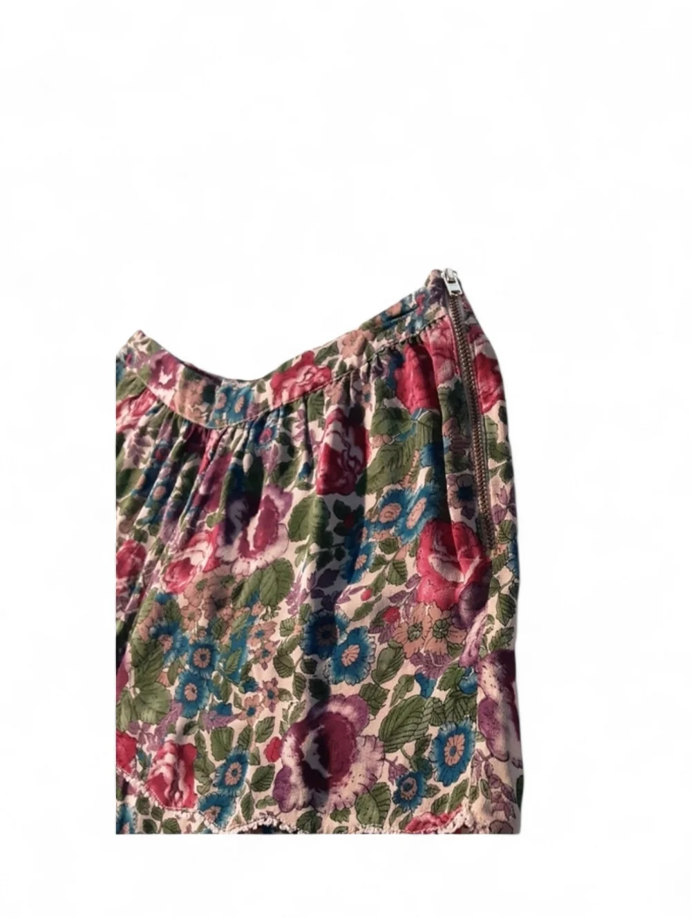 Topshop Floral Print Lightweight Shorts Womens Size 4